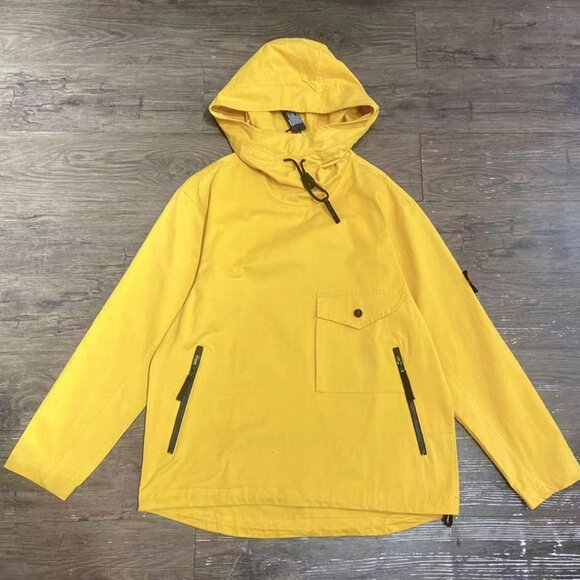 Stone Island Yellow Hooded Jacket - Picture 1 of 10